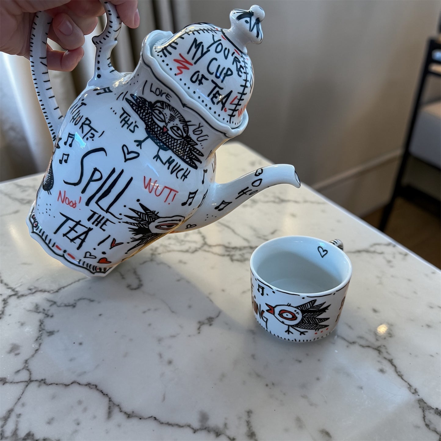 Spill the Tea – Teapot