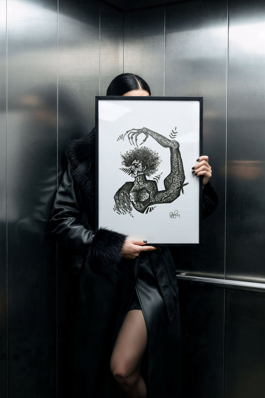 Clow - Fine Art Print | Framed