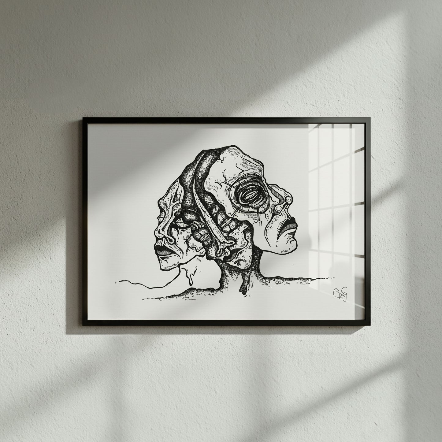 Face - Fine Art Print | Framed