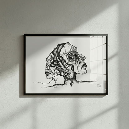 Face - Fine Art Print | Framed