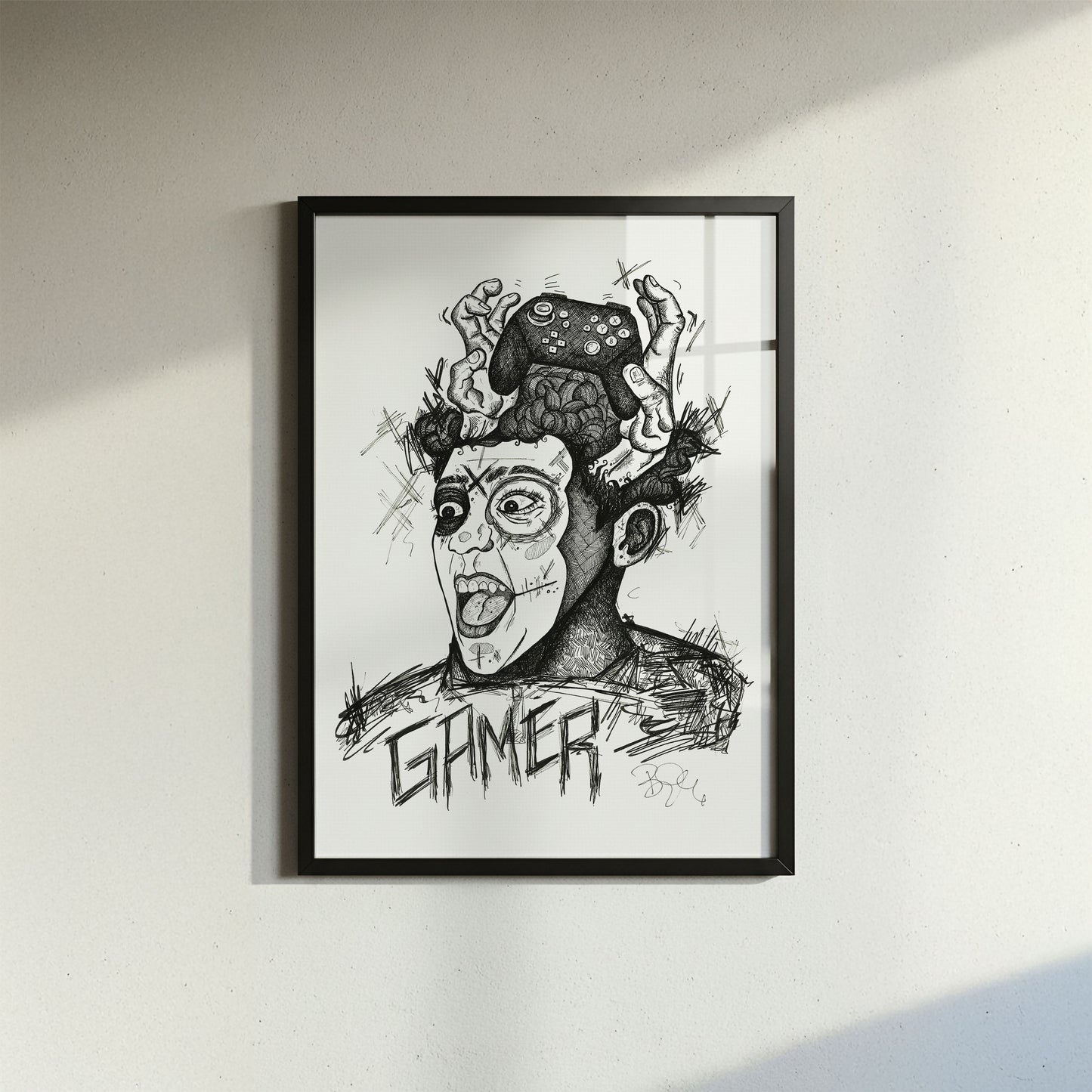 Gamer - Fine Art Print | Framed