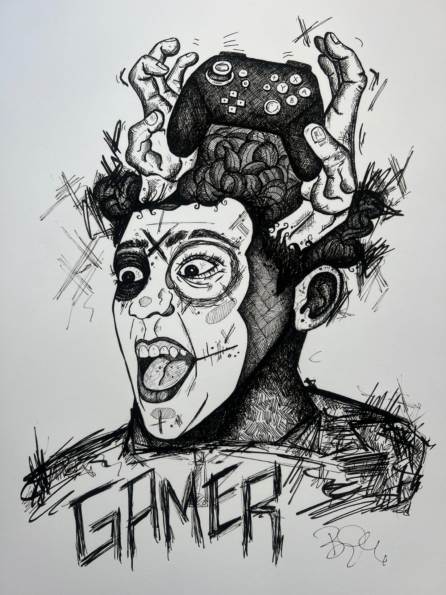 Gamer - Fine Art Print | Framed