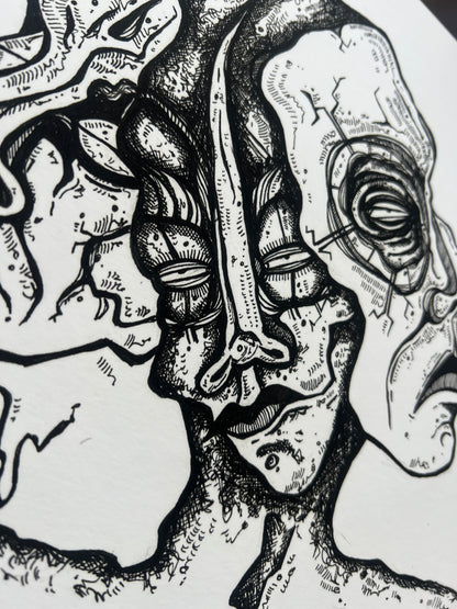 Face - Fine Art Print | Framed