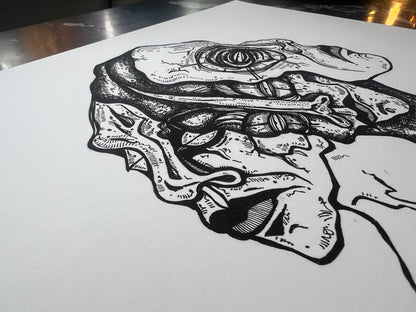 Face - Fine Art Print | Framed