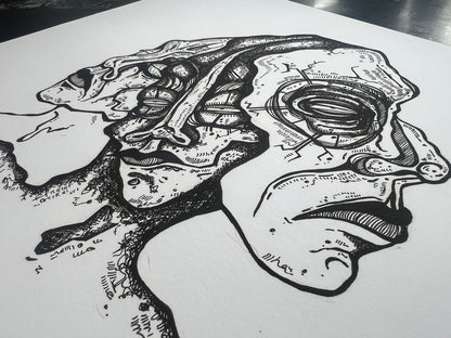 Face - Fine Art Print | Framed