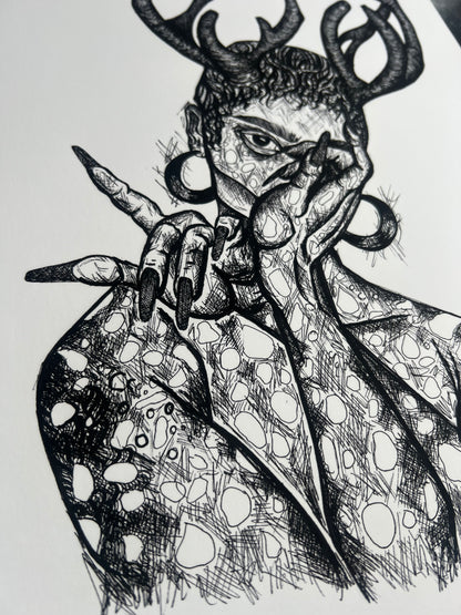 Oh Dear - Fine Art Print | Framed