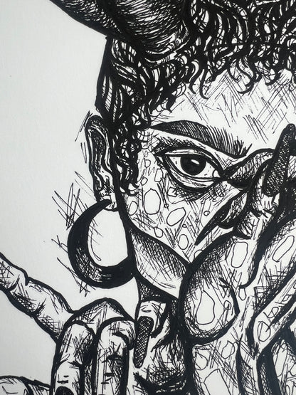 Oh Dear - Fine Art Print | Framed