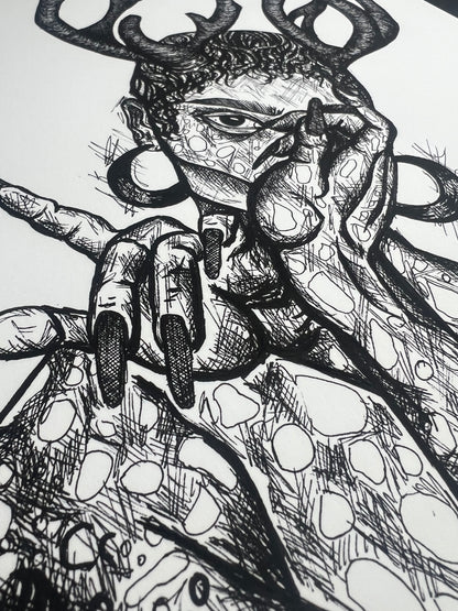 Oh Dear - Fine Art Print | Framed