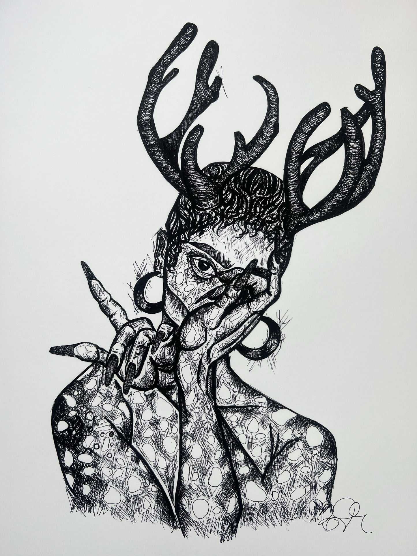 Oh Dear - Fine Art Print | Framed