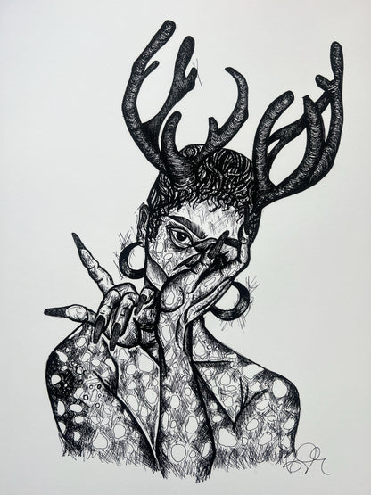 Oh Dear - Fine Art Print | Framed