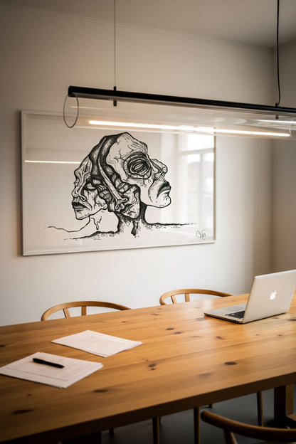 Face - Fine Art Print | Framed