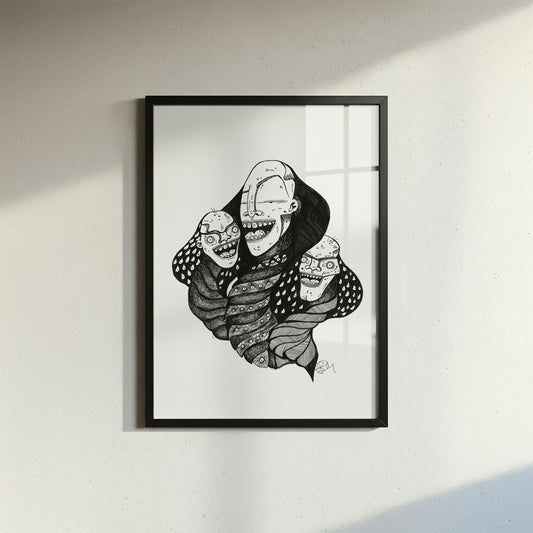 Snake - Fine Art Print | Framed