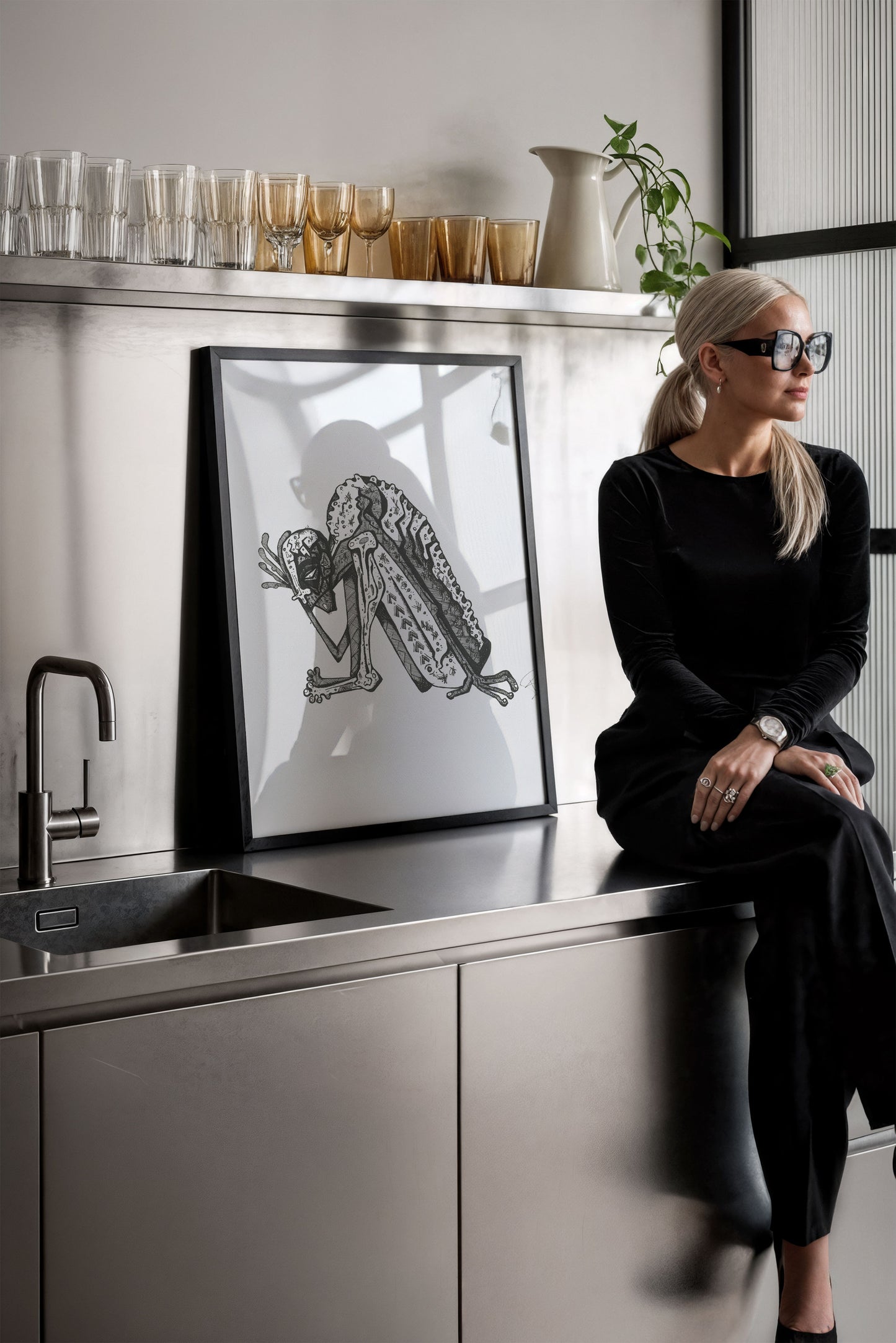 Think - Fine Art Print | Framed