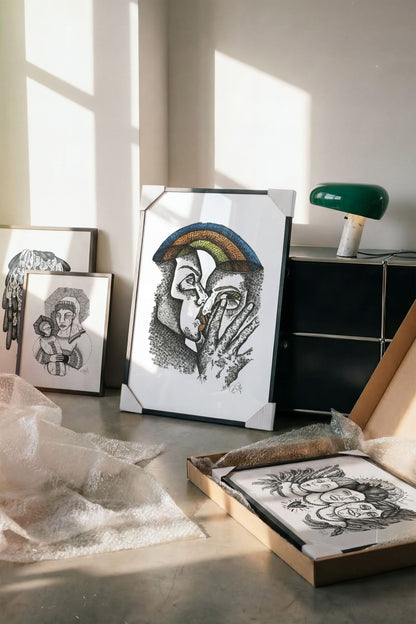 Kiss - Fine Art Print