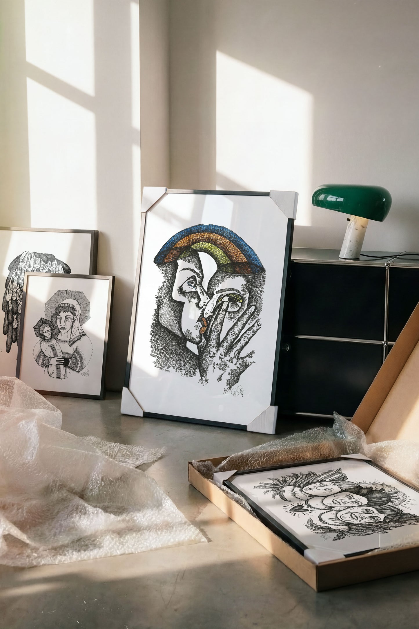 Kiss - Fine Art Print | Framed